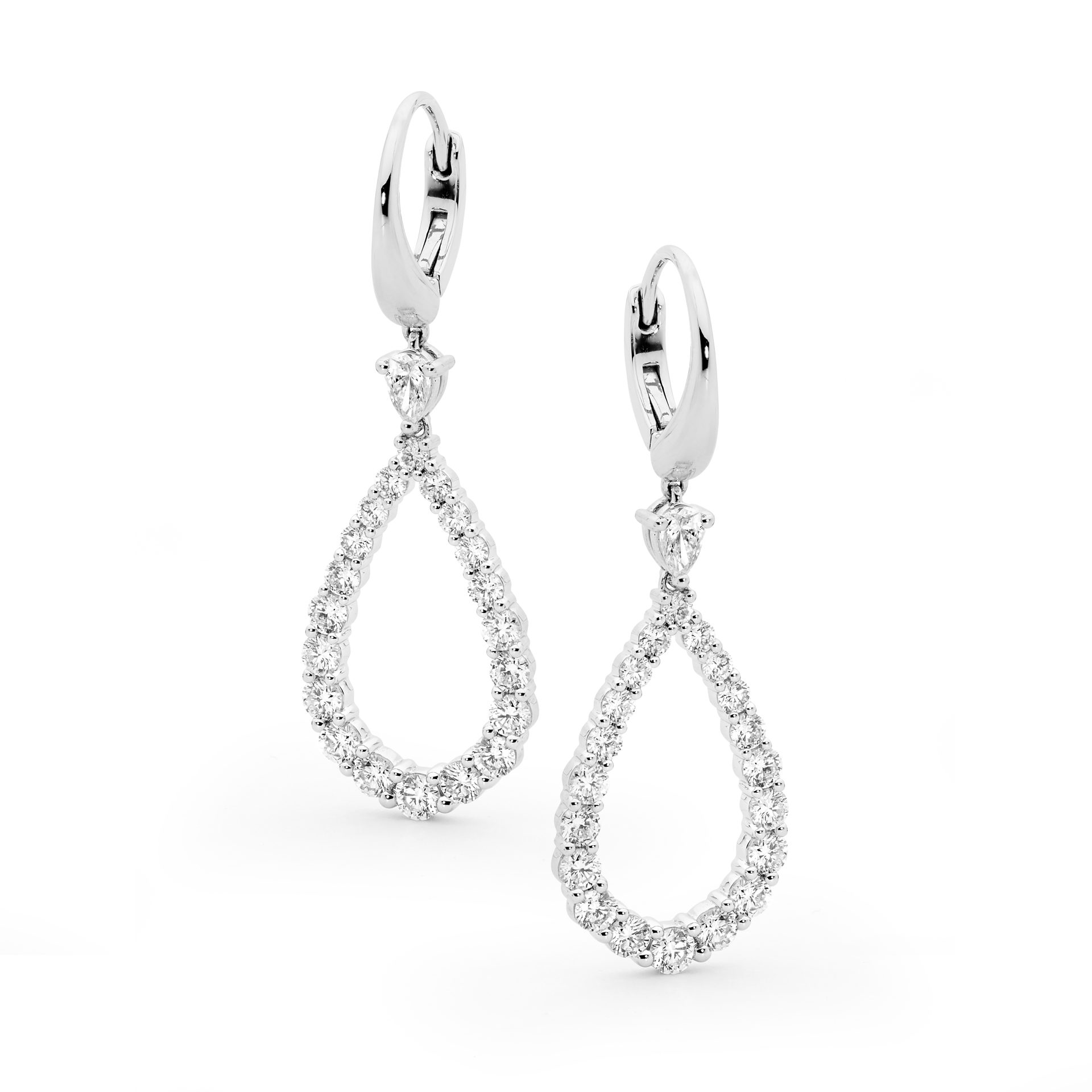 Diamond Drop Earrings