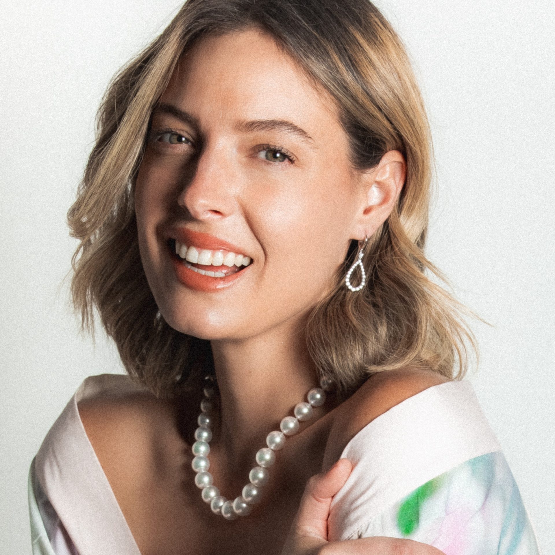 Diamond Drop Earrings - Image 2